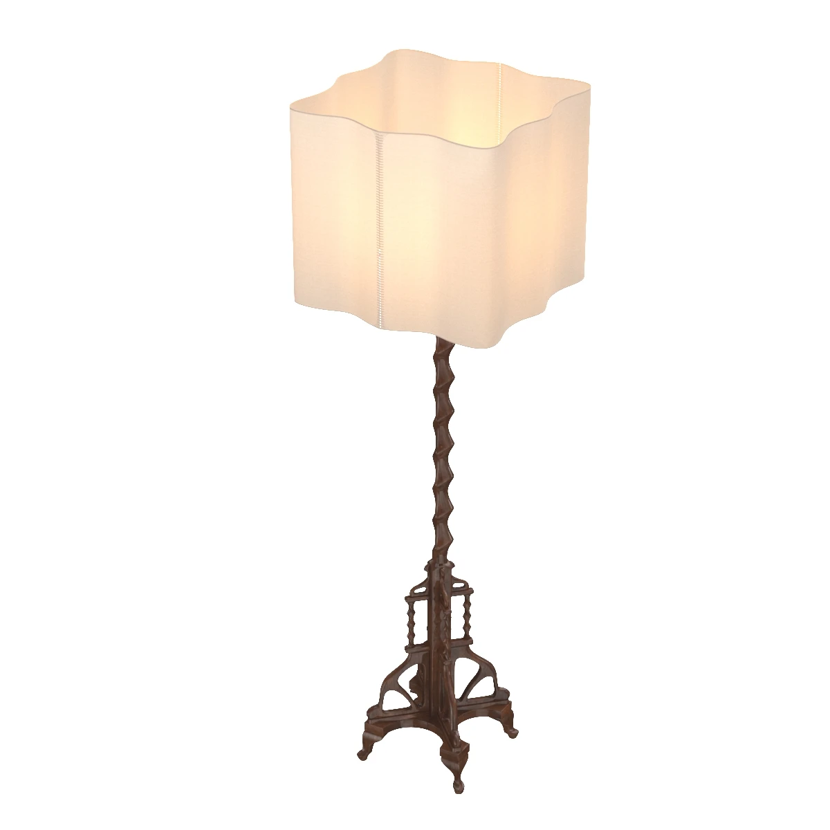 Twisted Floor Lamp Belgium 3D Model_06