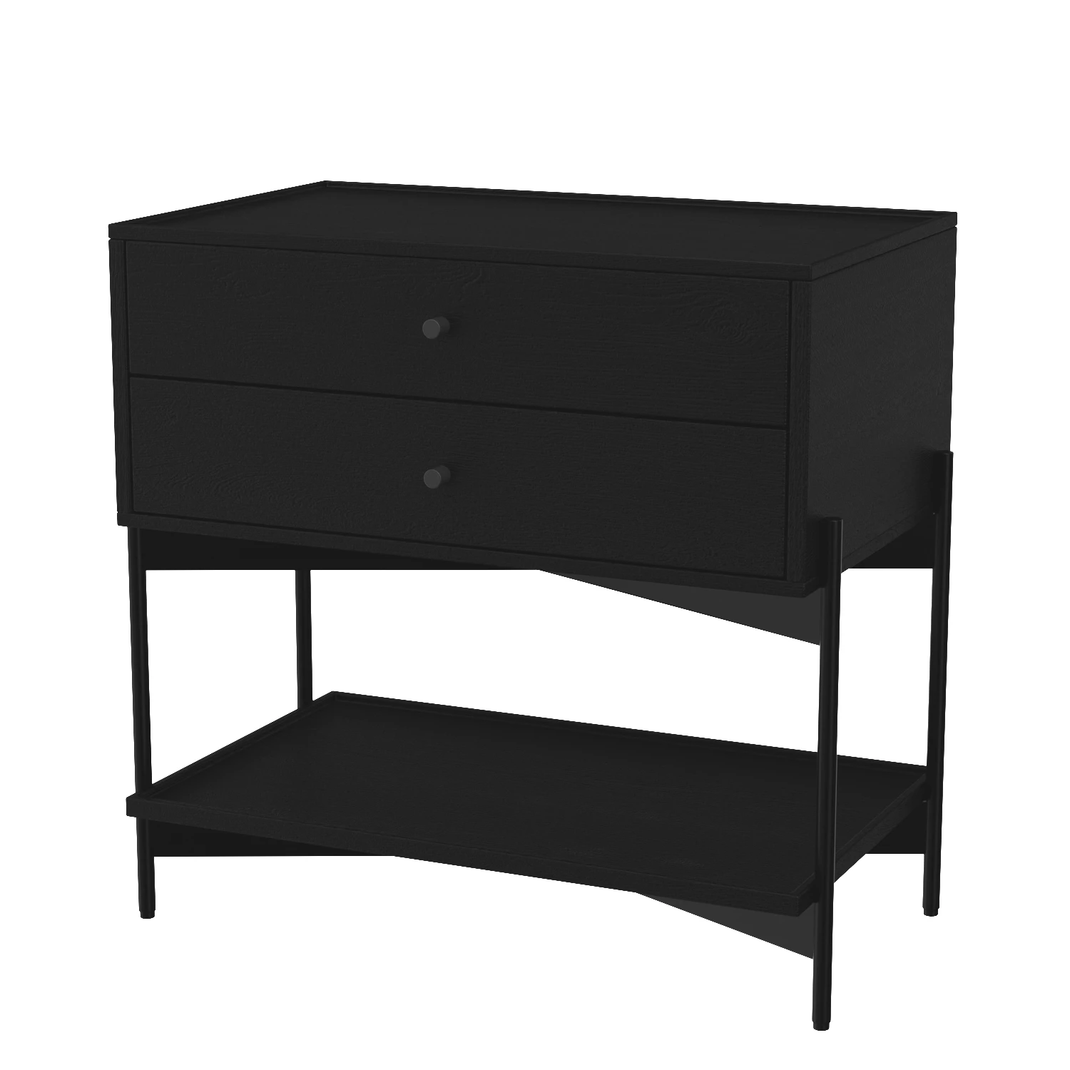 Warren 28 Nightstand Warm Black 3D Model_01