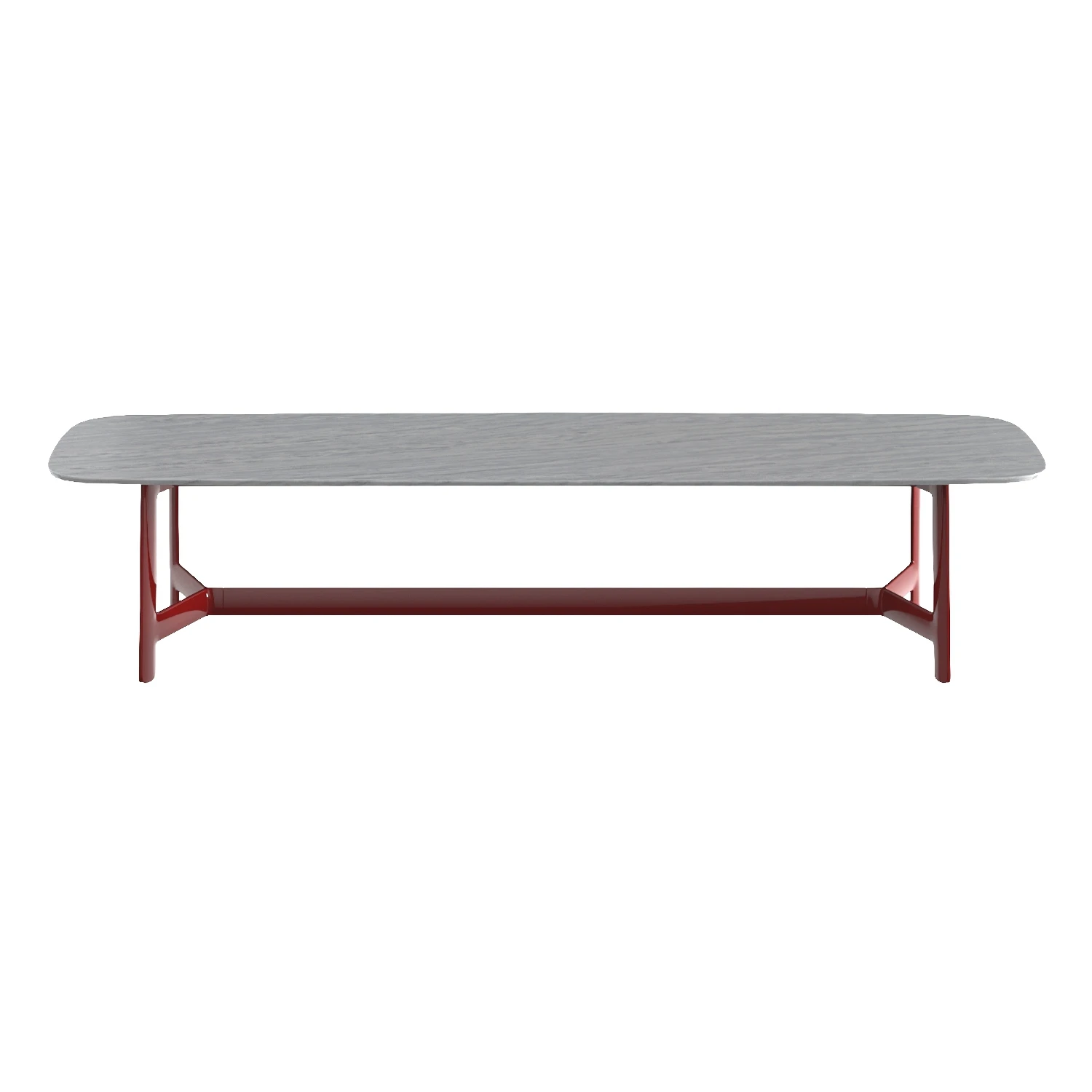 B And B Italia Alex Dining Table Rectangular 3D Model_01