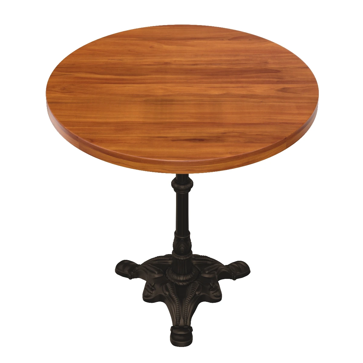 Carolina Classics Velio Mango Wood Table Top Bistro Table 3D Model_03