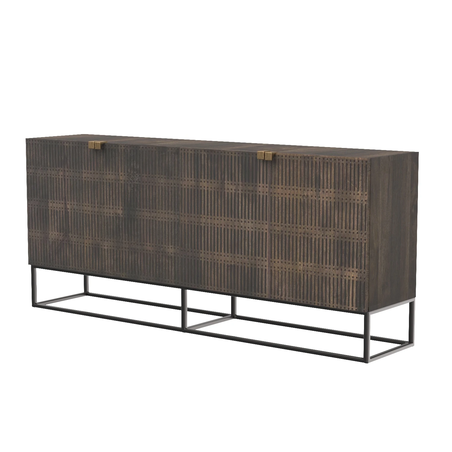 Kelby Sideboard in Vintage Brown 3D Model_01