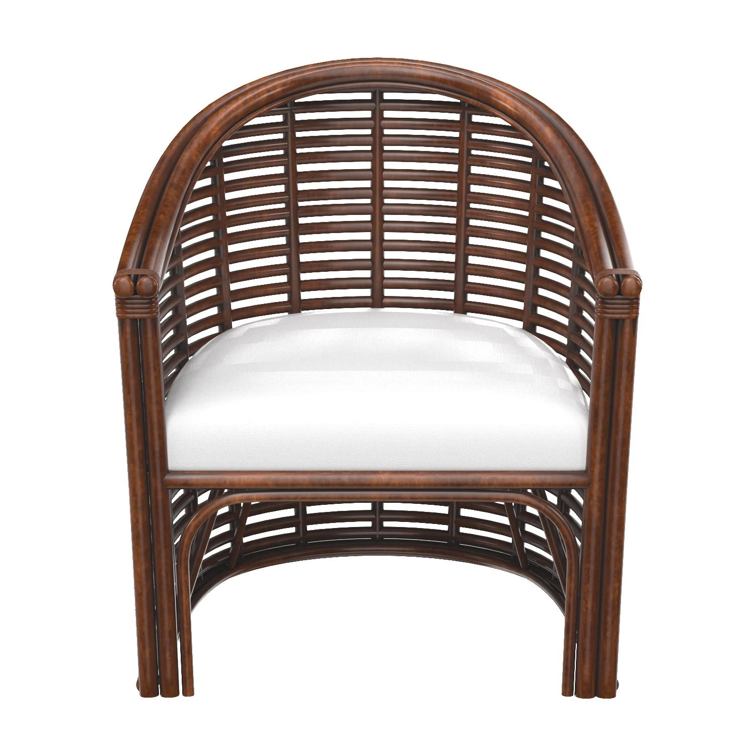 Knox Rattan Accent Arm Chair 3D Model_04