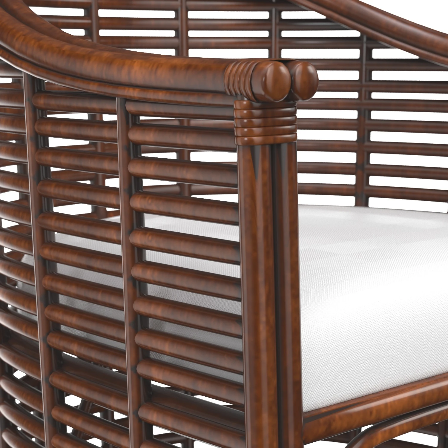Knox Rattan Accent Arm Chair 3D Model_05