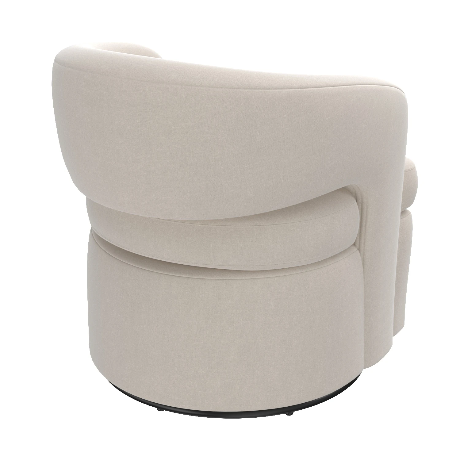 Kourtney Swivel Lounge Chair 3D Model_06