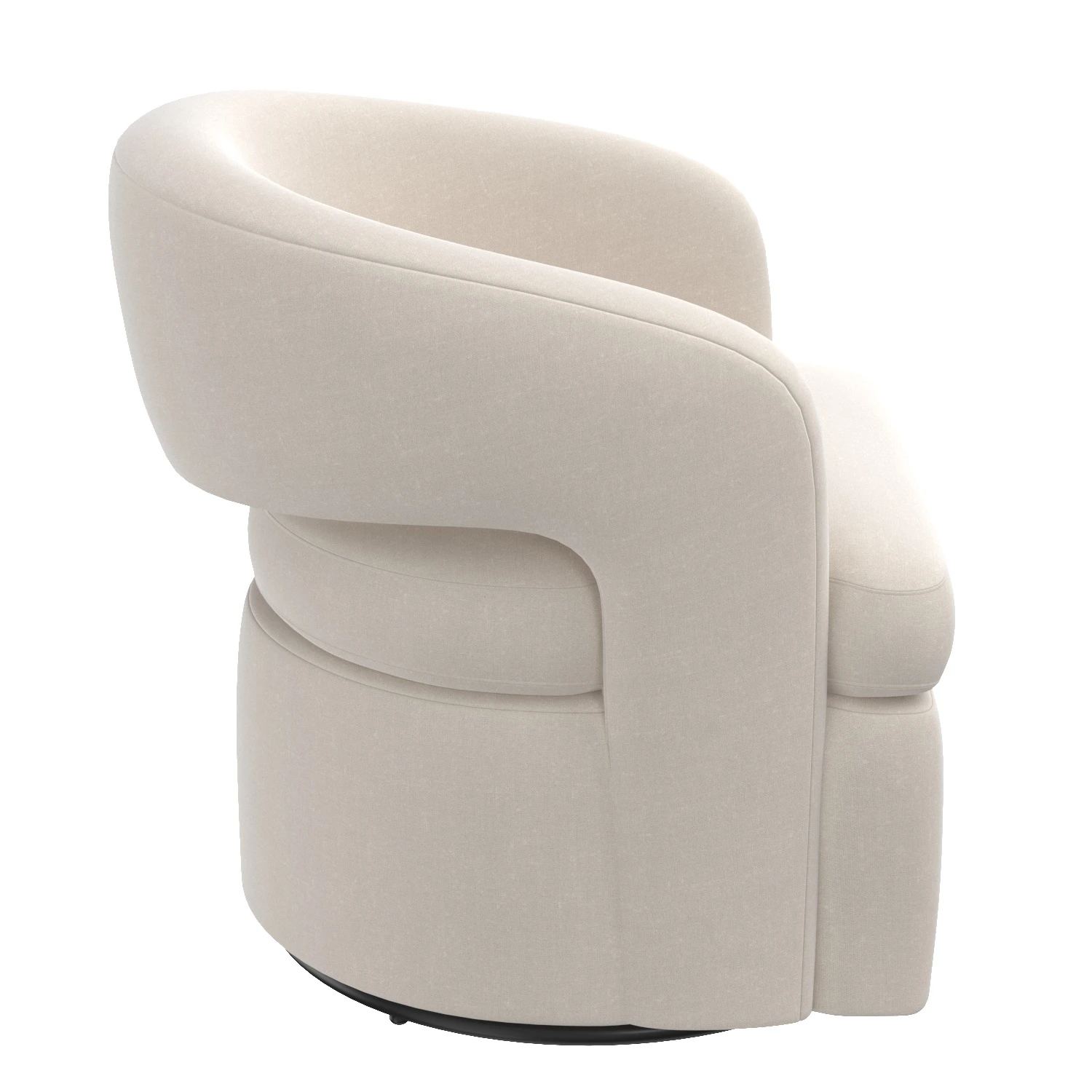 Kourtney Swivel Lounge Chair 3D Model_03