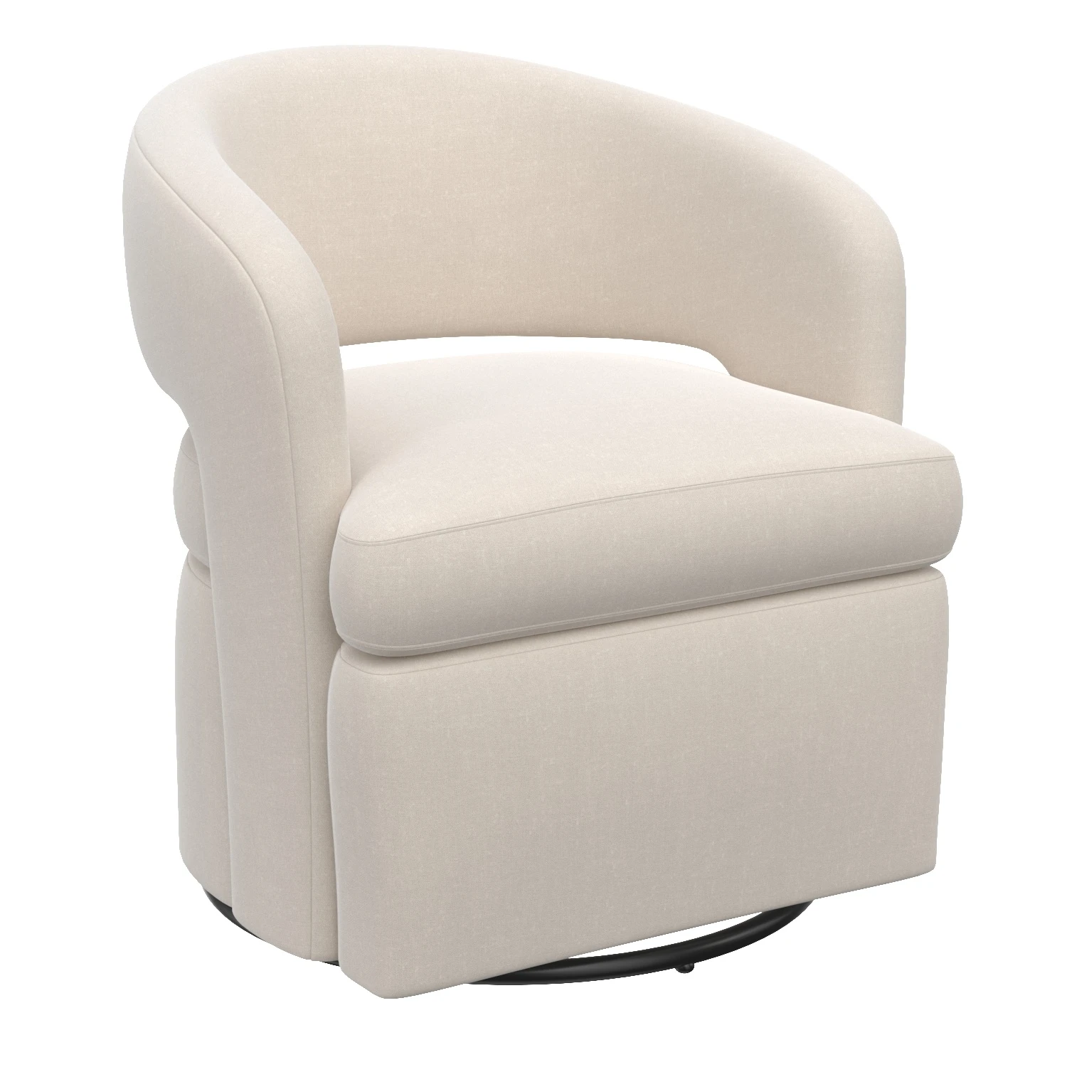 Kourtney Swivel Lounge Chair 3D Model_01