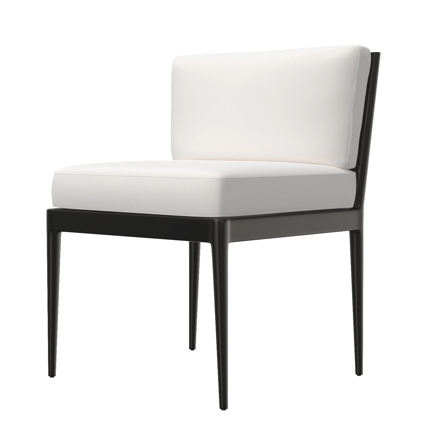 Laurel Aluminum Dining Side Chair 3D Model_01