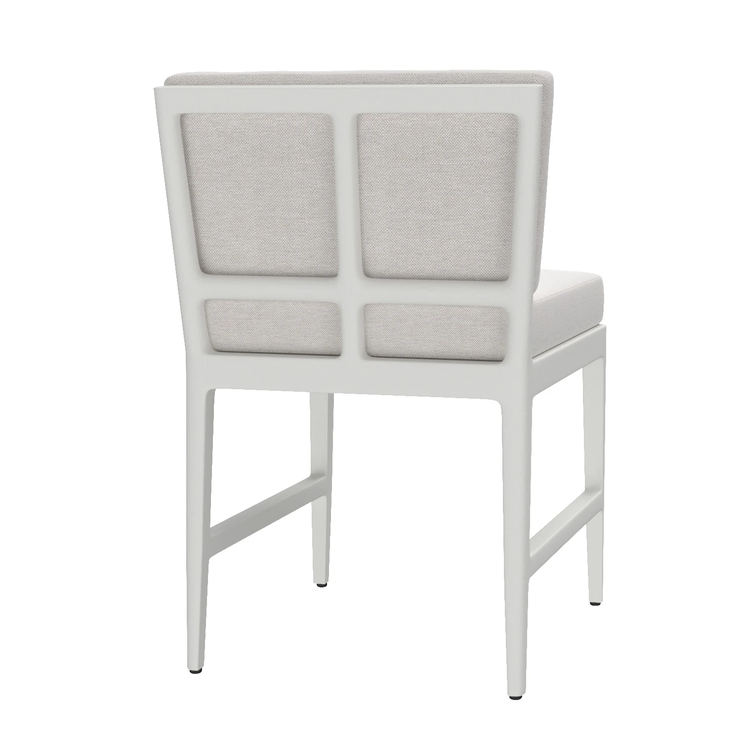 Laurel Aluminum Dining Side White Chair 3D Model_06