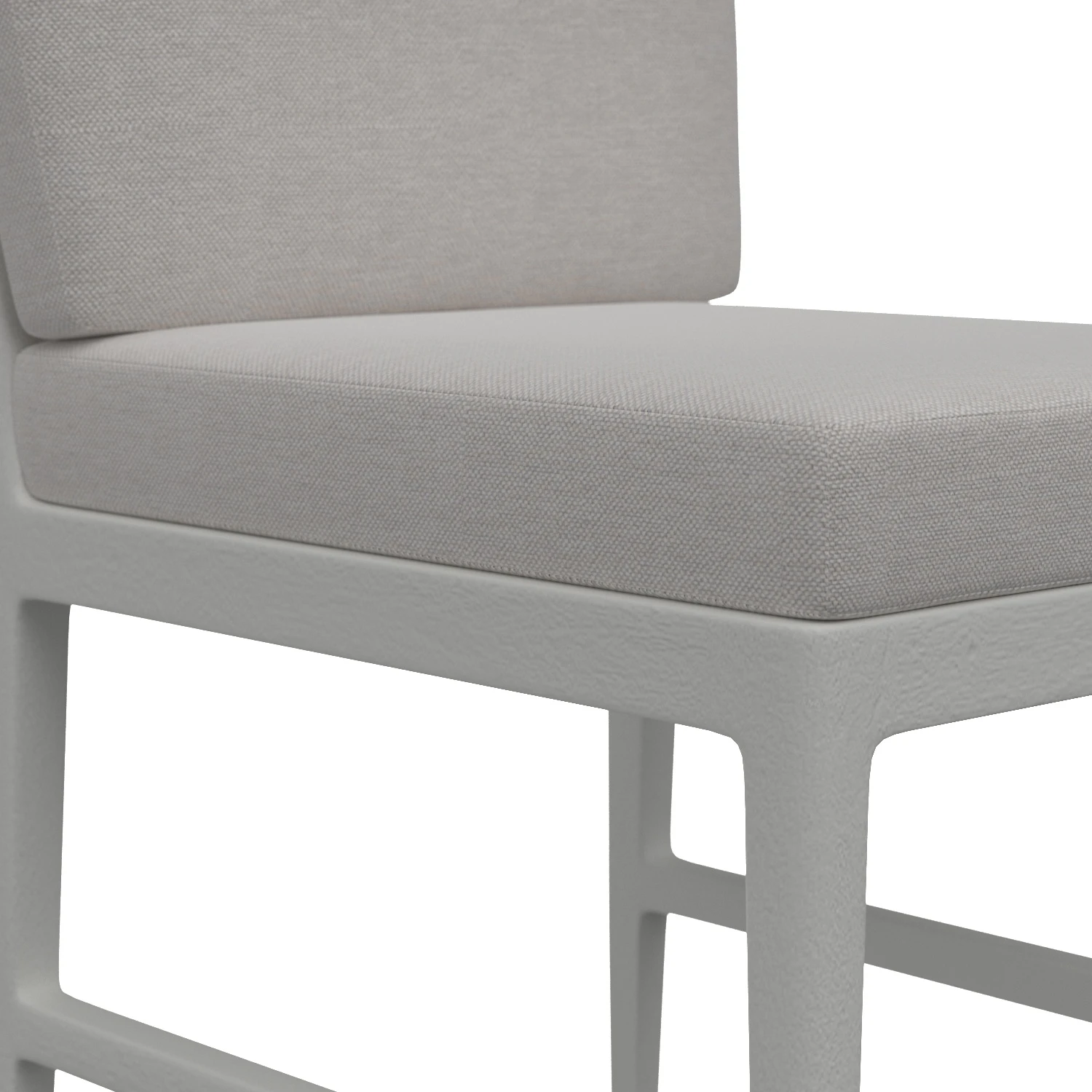 Laurel Aluminum Dining Side White Chair 3D Model_05