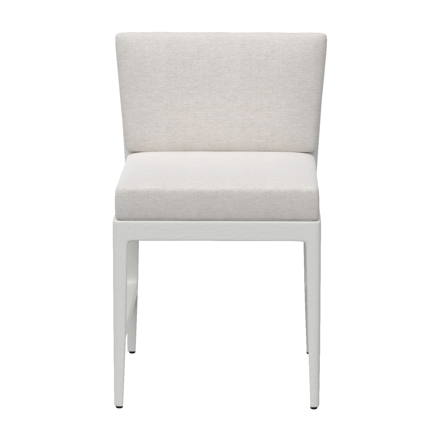 Laurel Aluminum Dining Side White Chair 3D Model_04