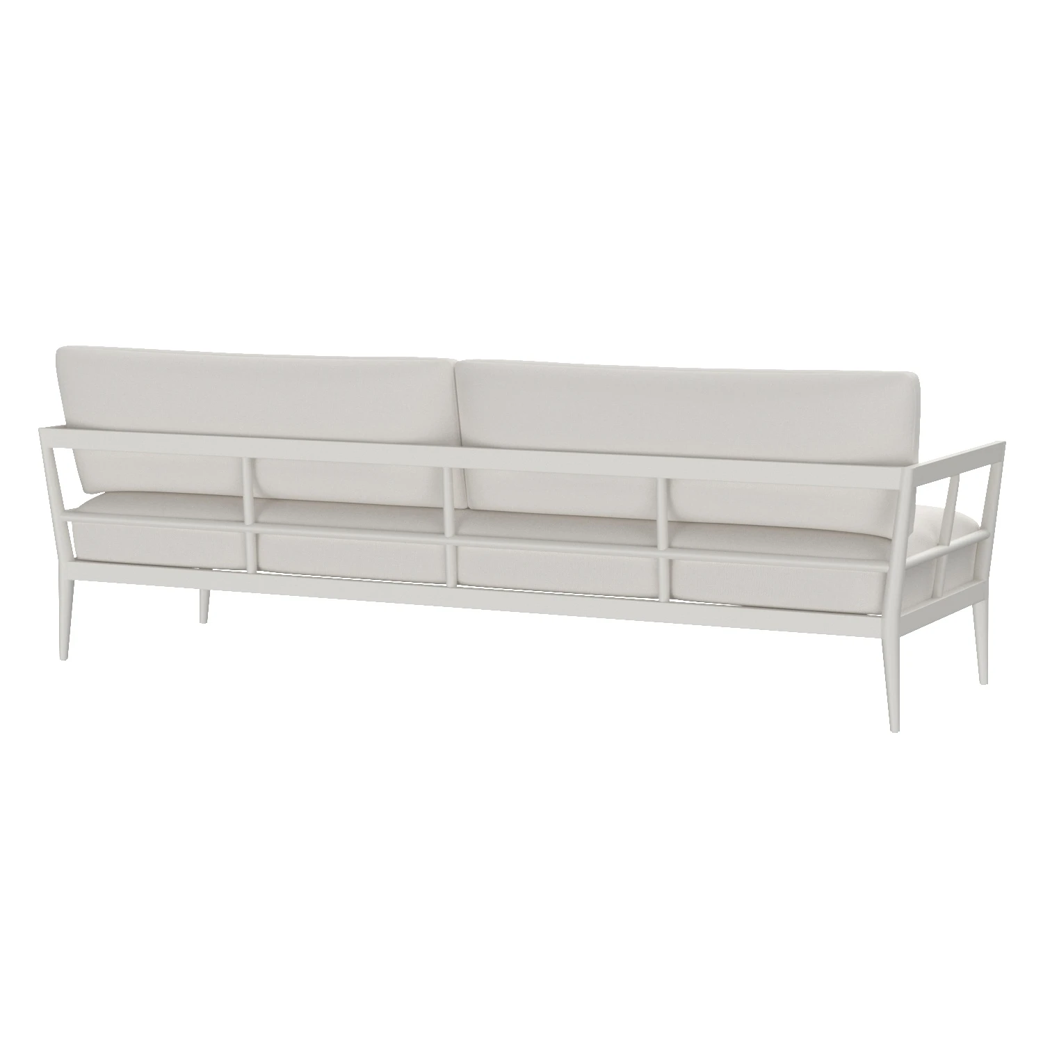 Laurel Aluminum White Sofa 3D Model_06