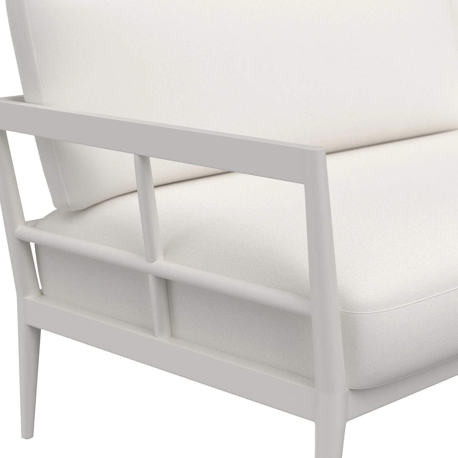 Laurel Aluminum White Sofa 3D Model_05