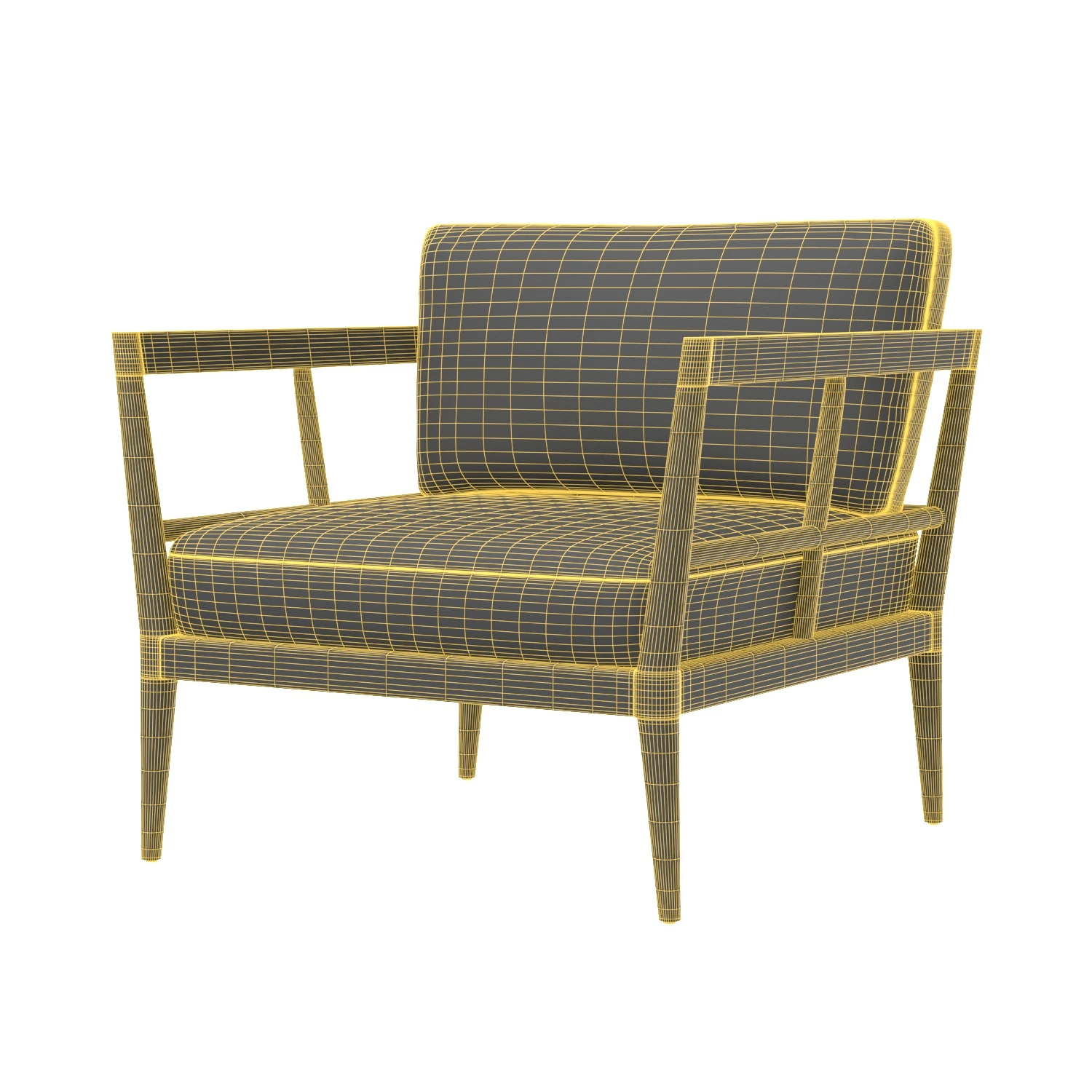 Laurel Lounge Chair 3D Model_07