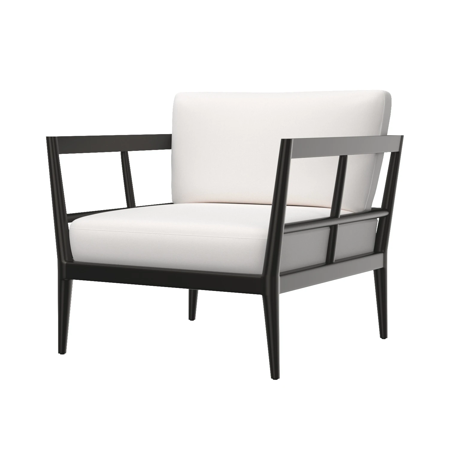 Laurel Lounge Chair 3D Model_01