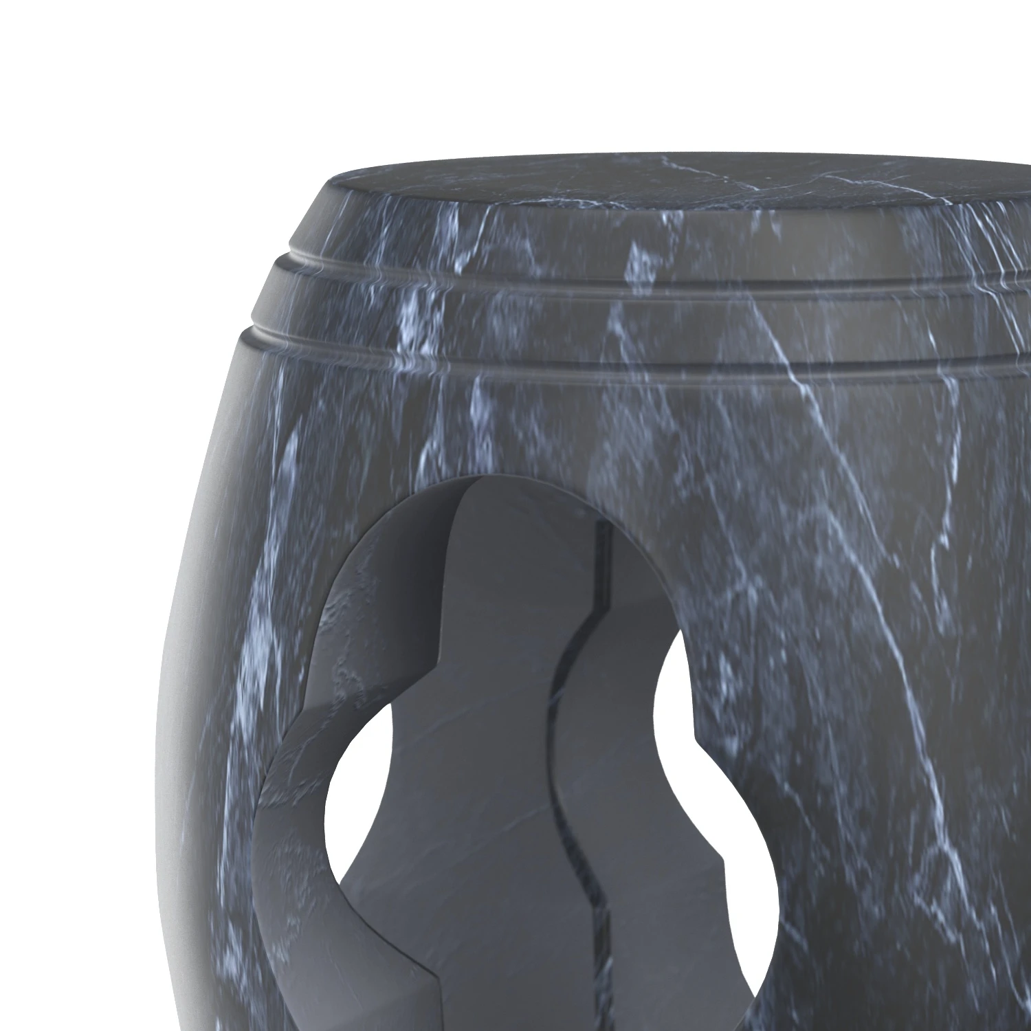 Legend Side Table Stool 3D Model_05