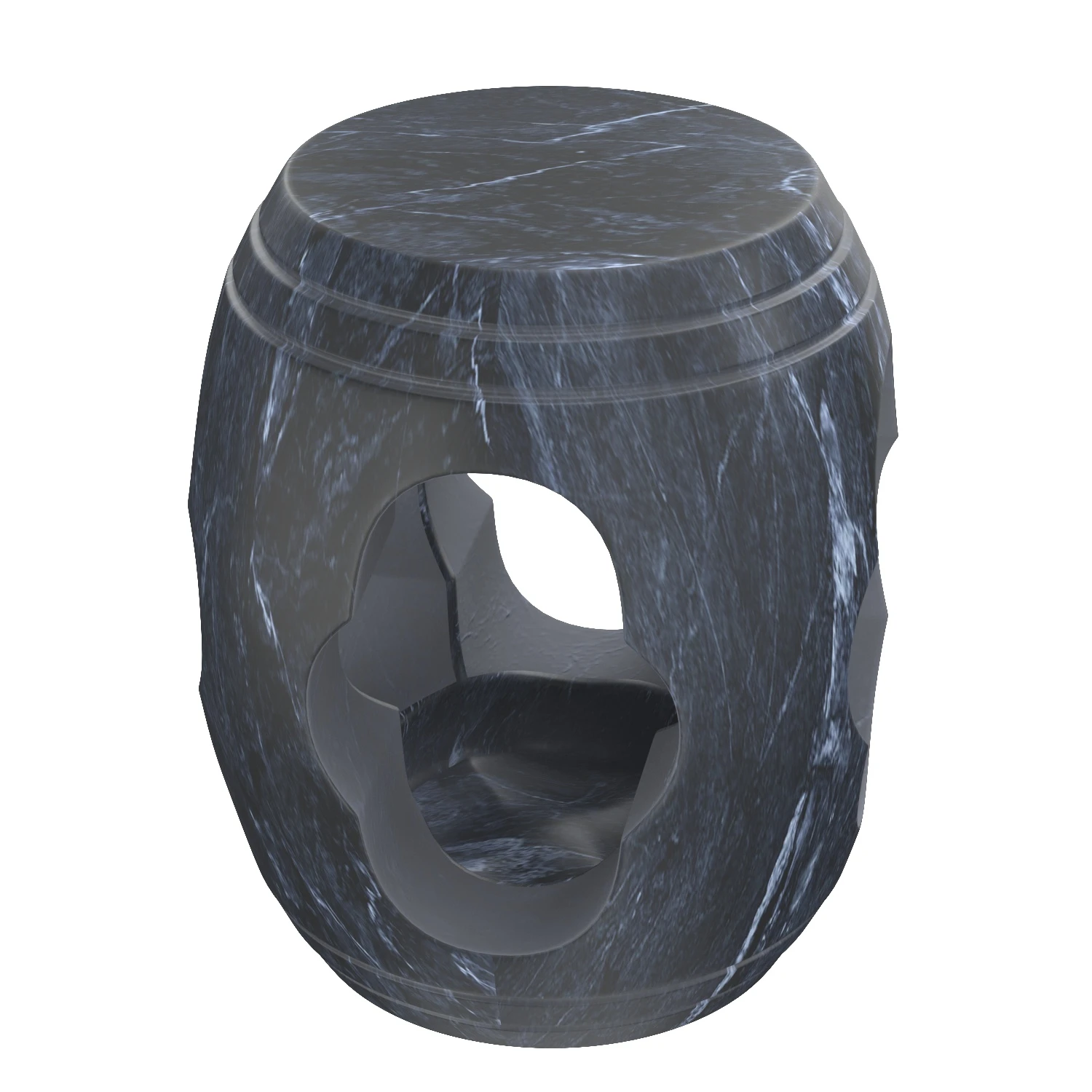 Legend Side Table Stool 3D Model_06