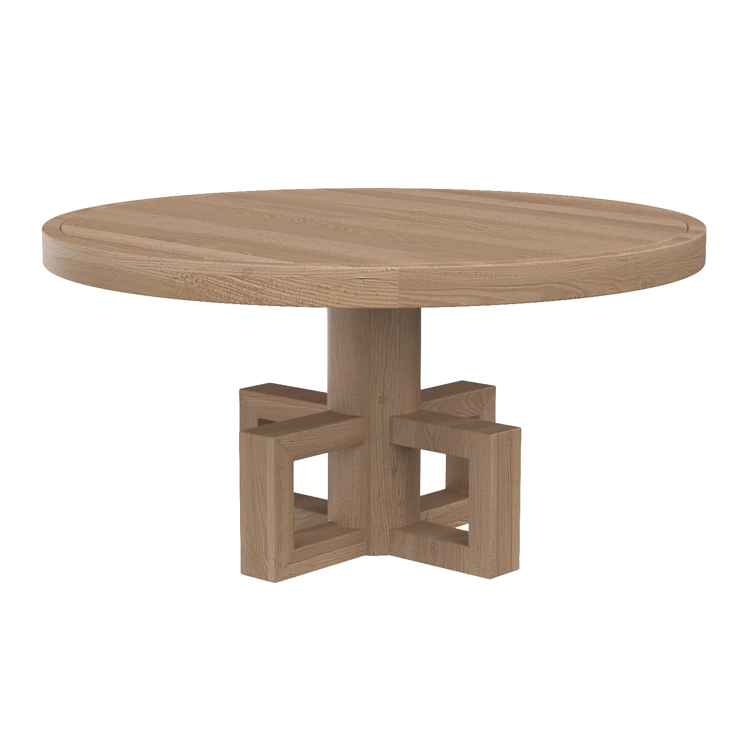 Lima Dining Table Washed Walnut 3D Model_01