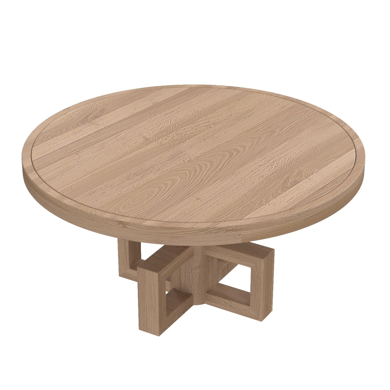 Lima Dining Table Washed Walnut 3D Model_06