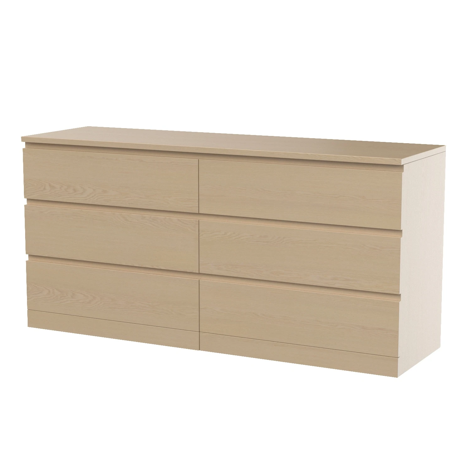 MALM 6 drawer dresser 3D Model_01