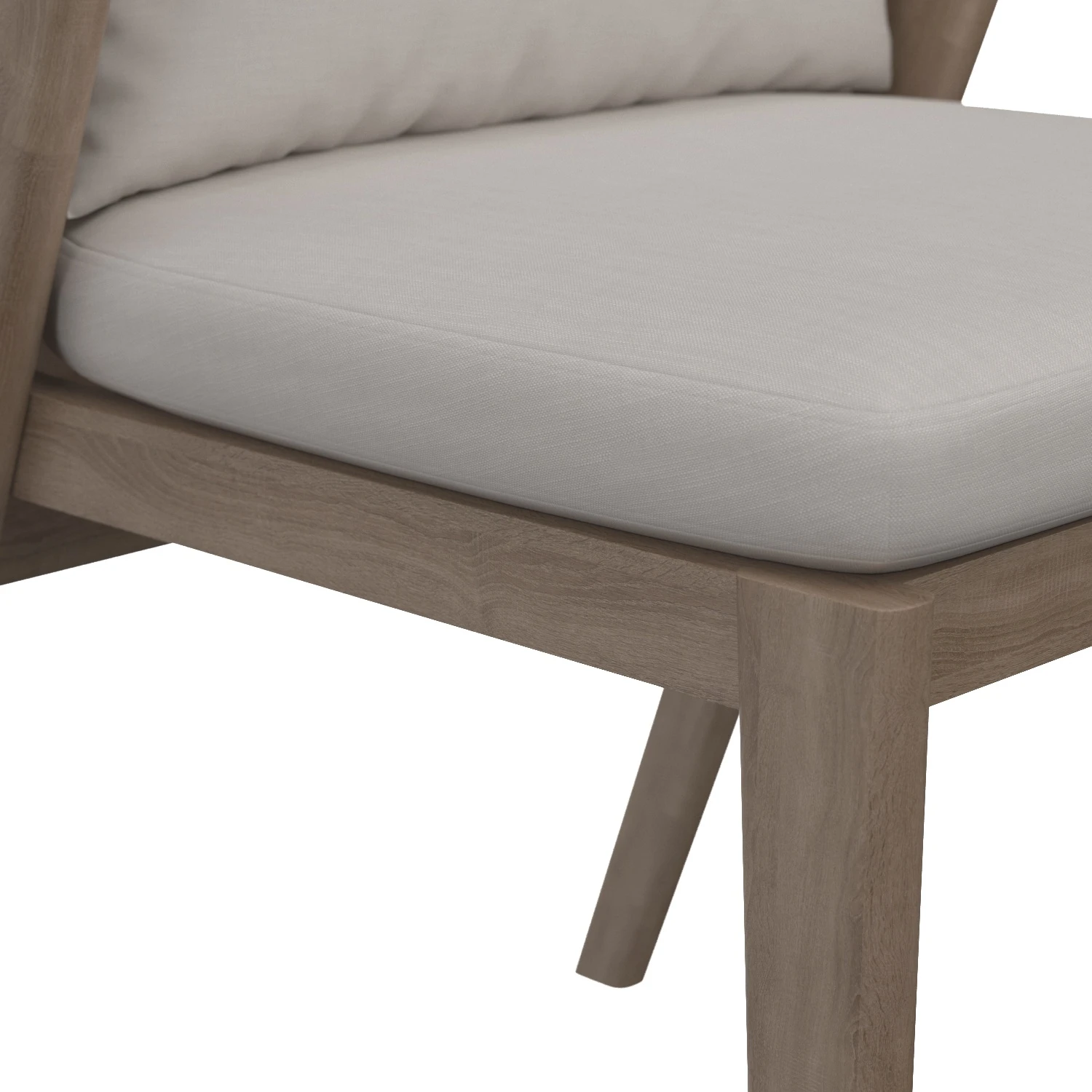 Malta Teak Dining Side Chair 3D Model_05