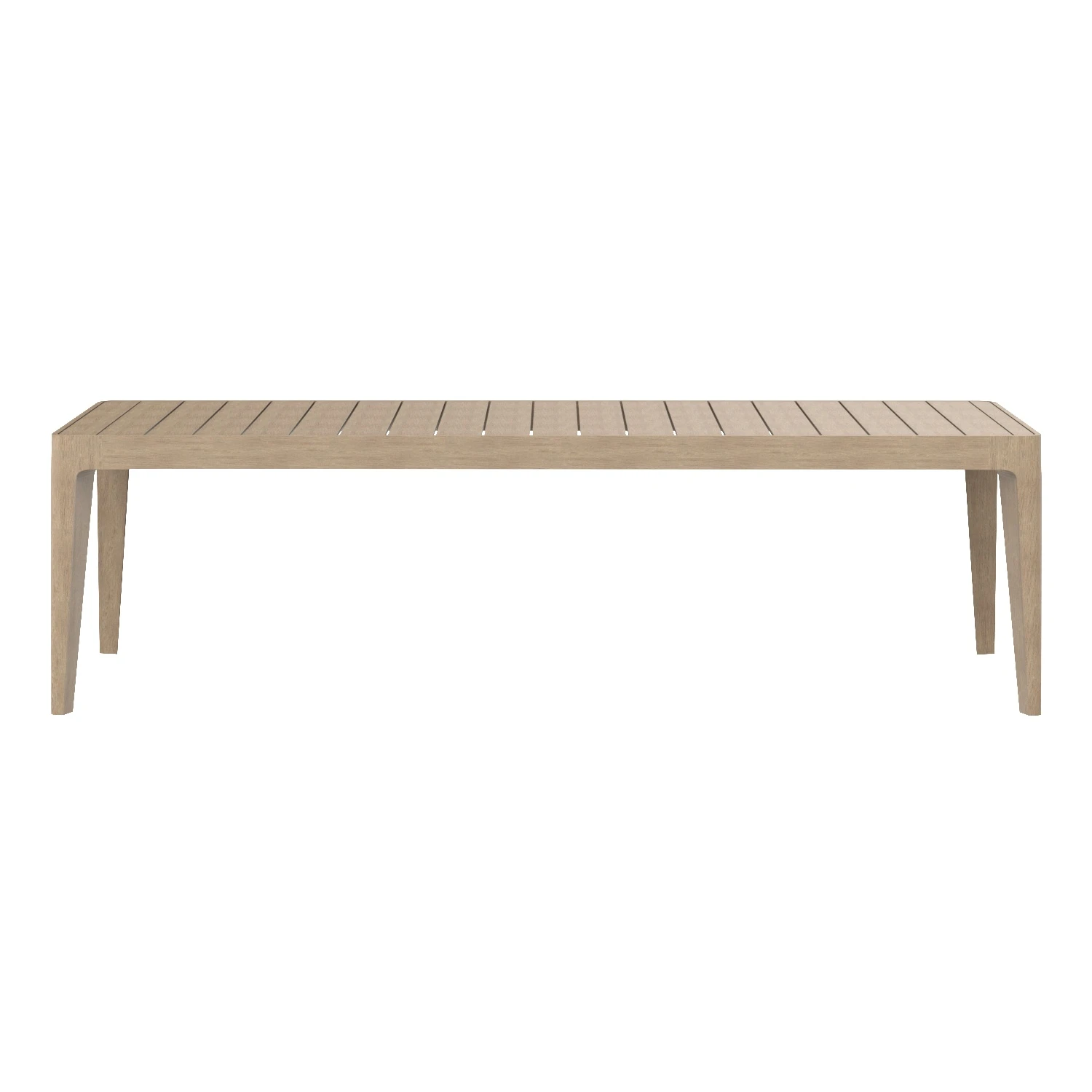 Malta Teak Rectangular Dining Table 3D Model_01