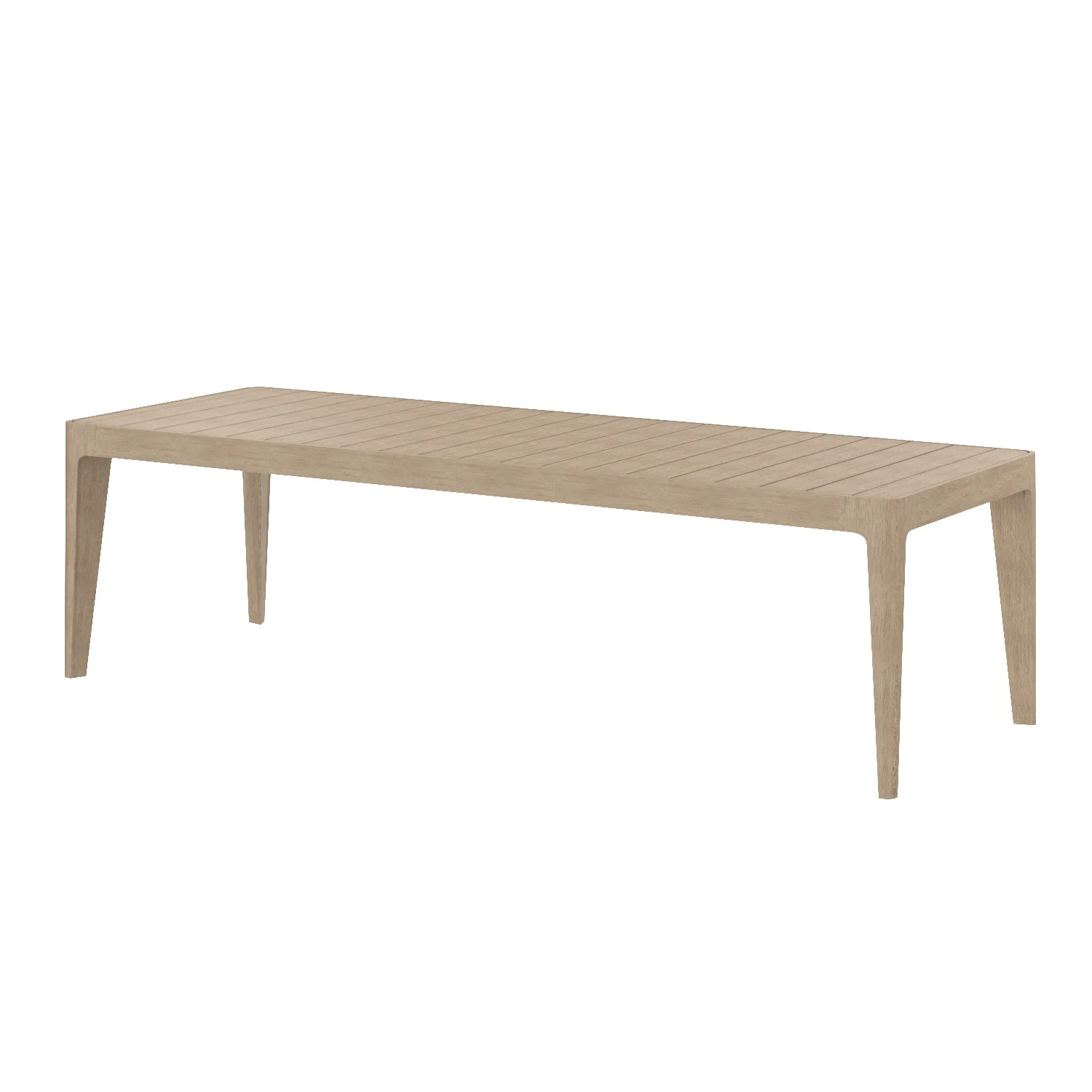 Malta Teak Rectangular Dining Table 3D Model_06