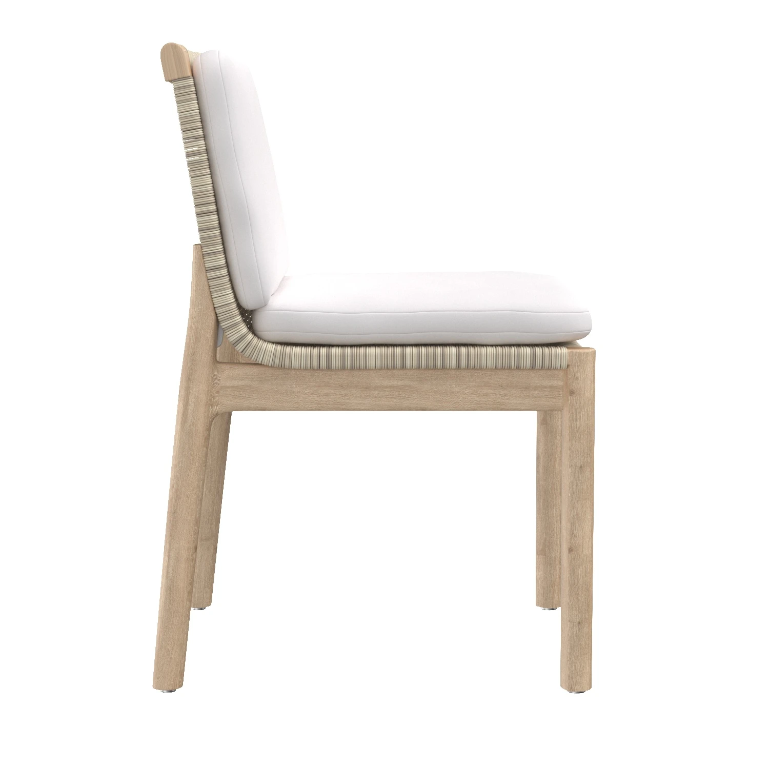 Mesa Teak Dining Side Chair 3D Model_03