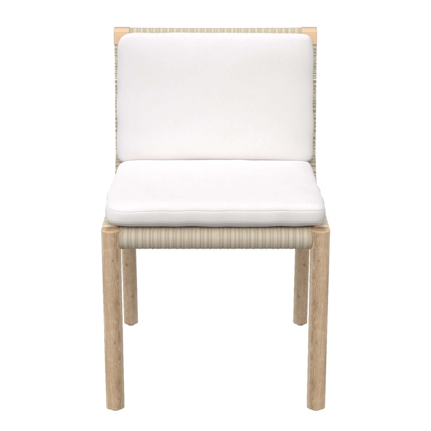 Mesa Teak Dining Side Chair 3D Model_04