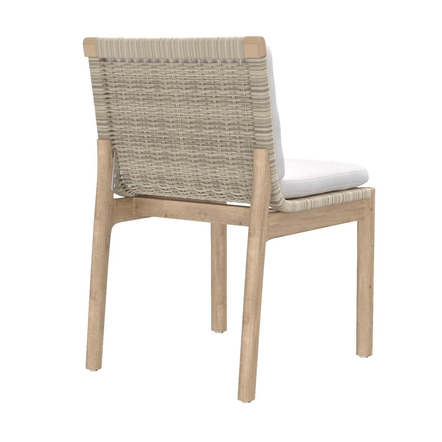 Mesa Teak Dining Side Chair 3D Model_06