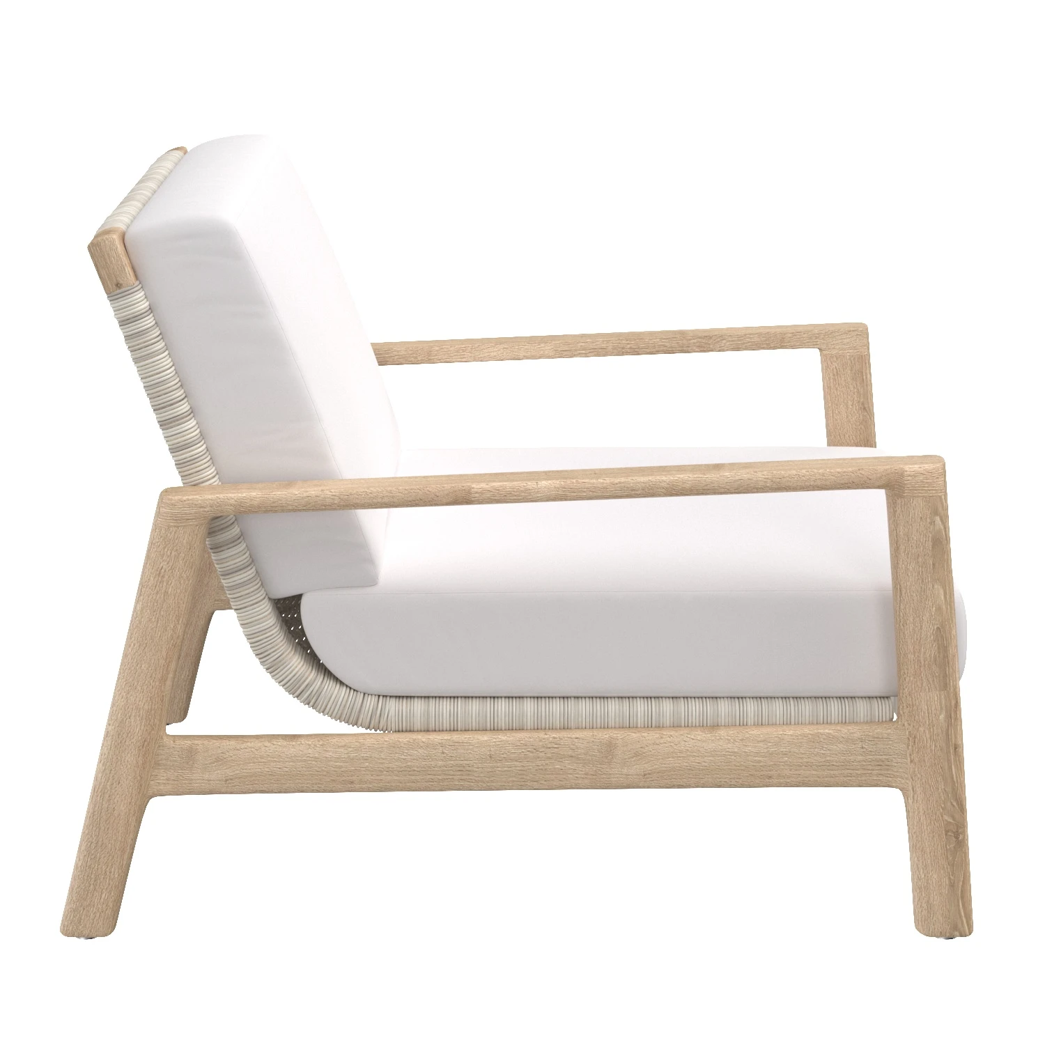 Mesa Teak Lounge Chair 3D Model_03