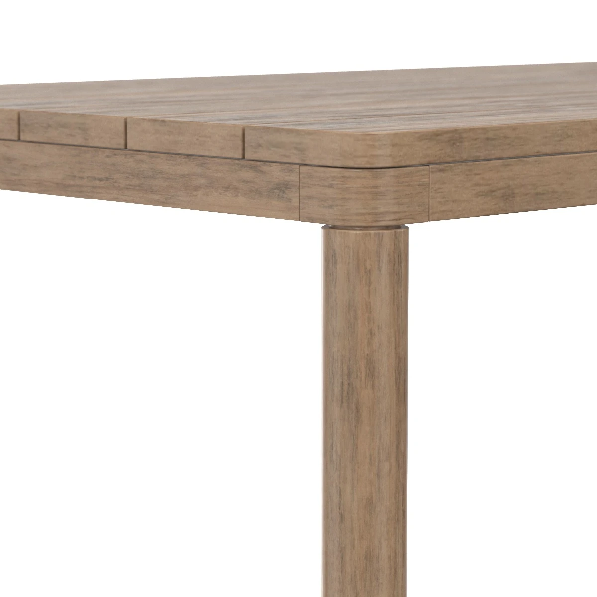 Miramar Teak Rectangular Dining Table 3D Model_05