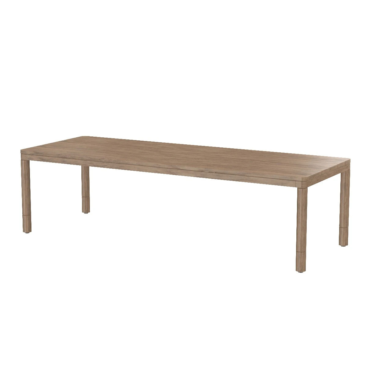 Miramar Teak Rectangular Dining Table 3D Model_06