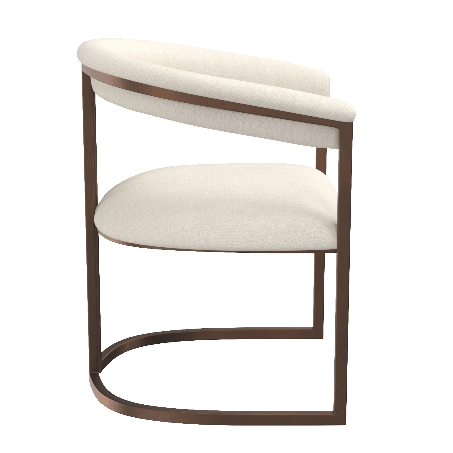 Modern Quinn Arm Chair 3D Model_03