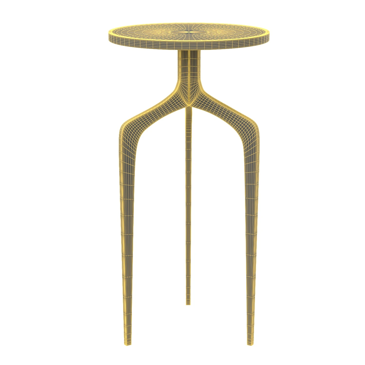 Parker End Table 3D Model_07