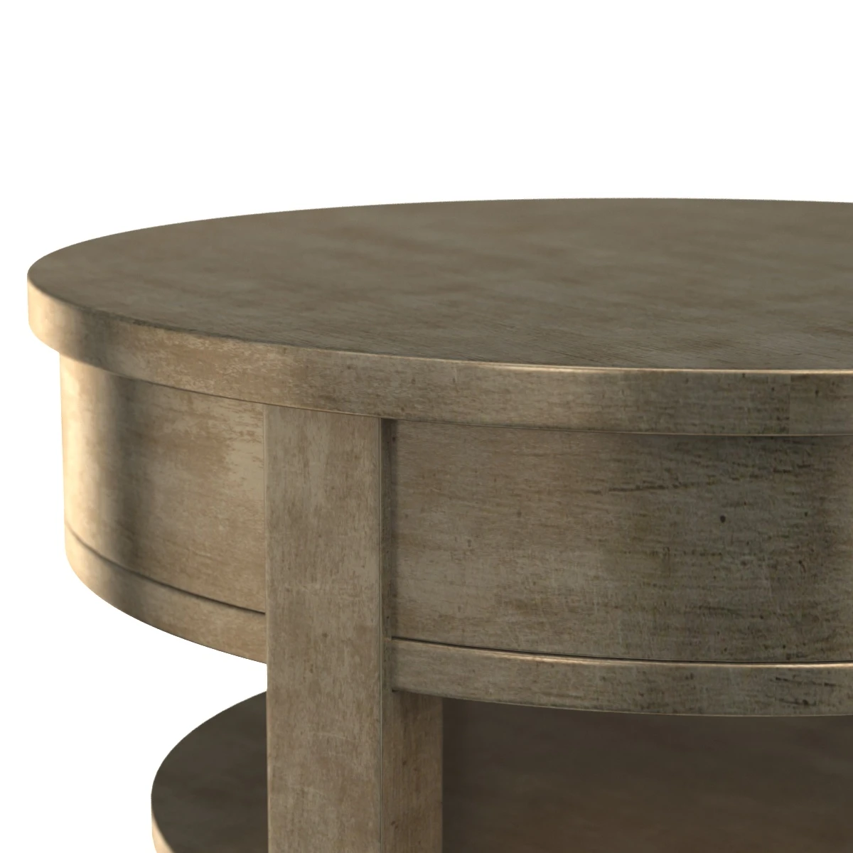 Sanctuary One Drawer Round Lamp Table Visage 3D Model_05