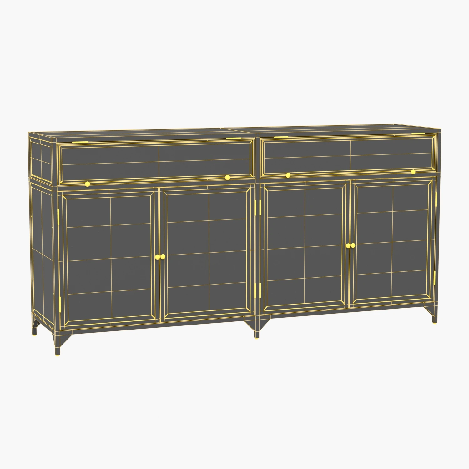 Shadow Box Sideboard 3D Model_07