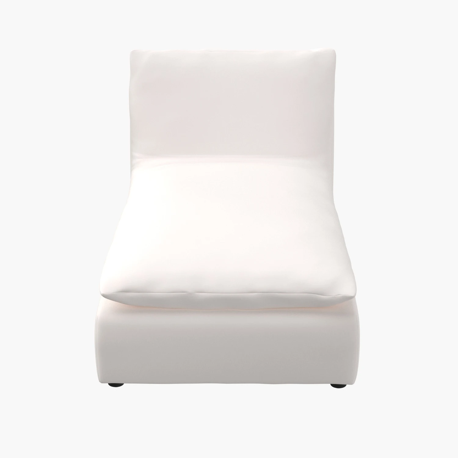 Turn Ivory Chaise Lounge 3D Model_06