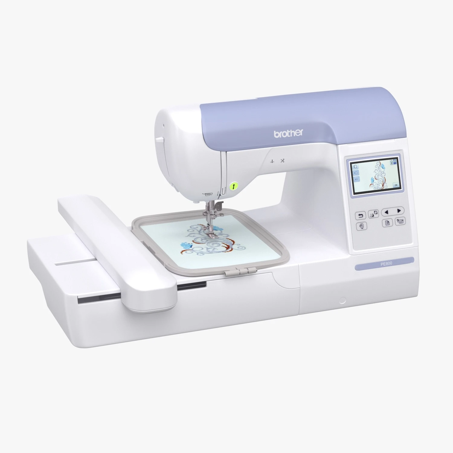 Brother PE800 Embroidery Machine 3D Model_01