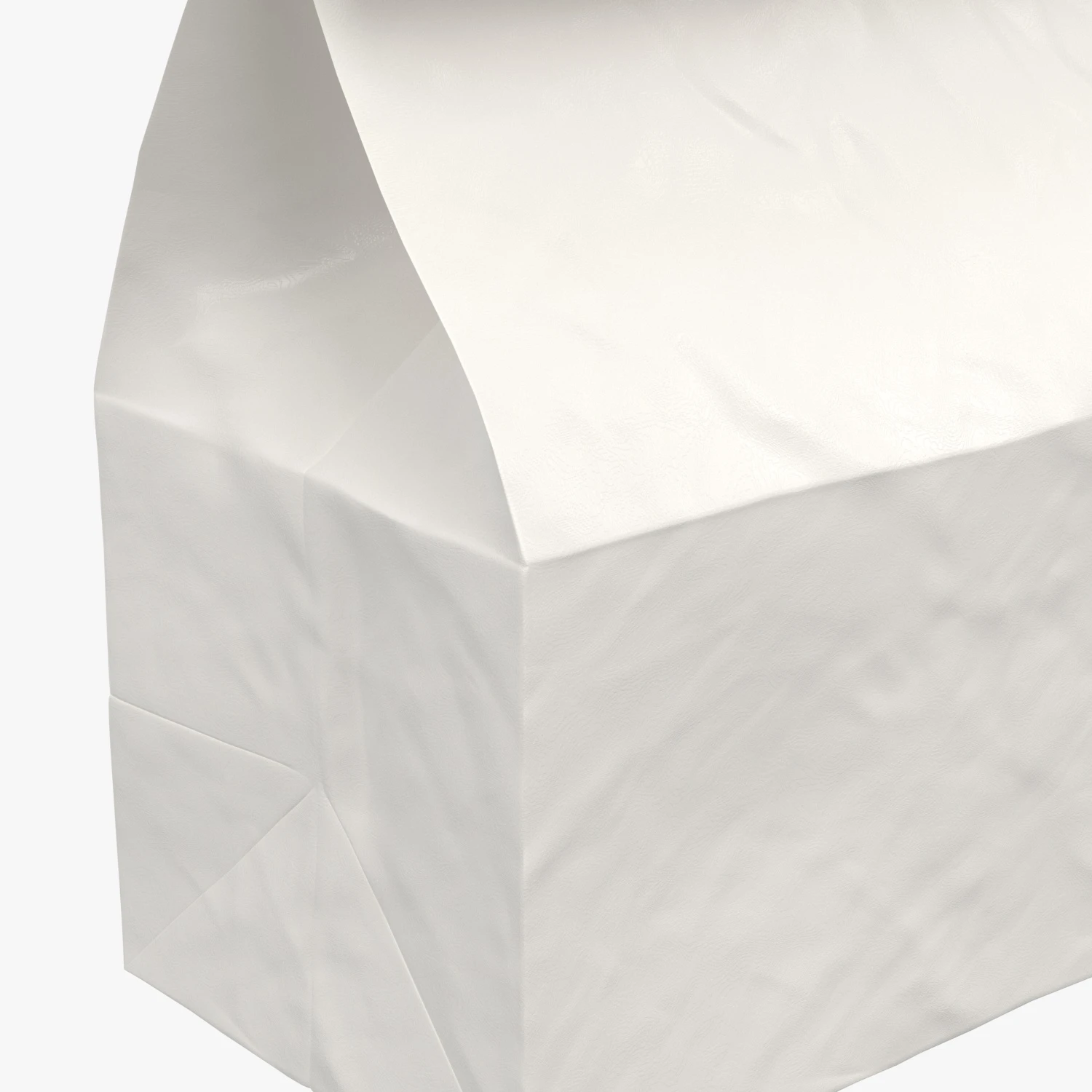 Concession Essentials - 4lb White Paper Bags 3D Model_05