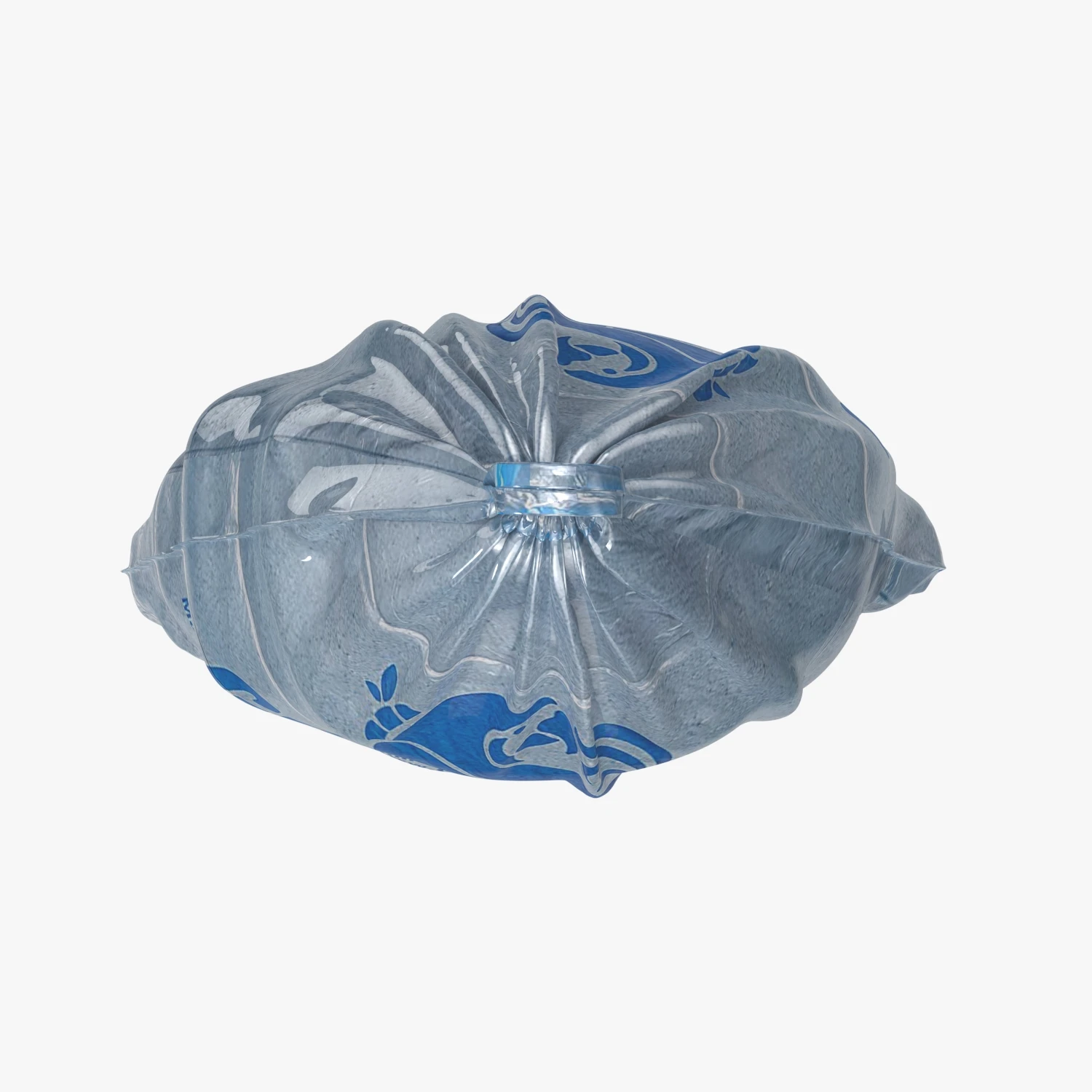 GreenPolly Blue Tall Kitchen Recycling Bags 3D Model_04