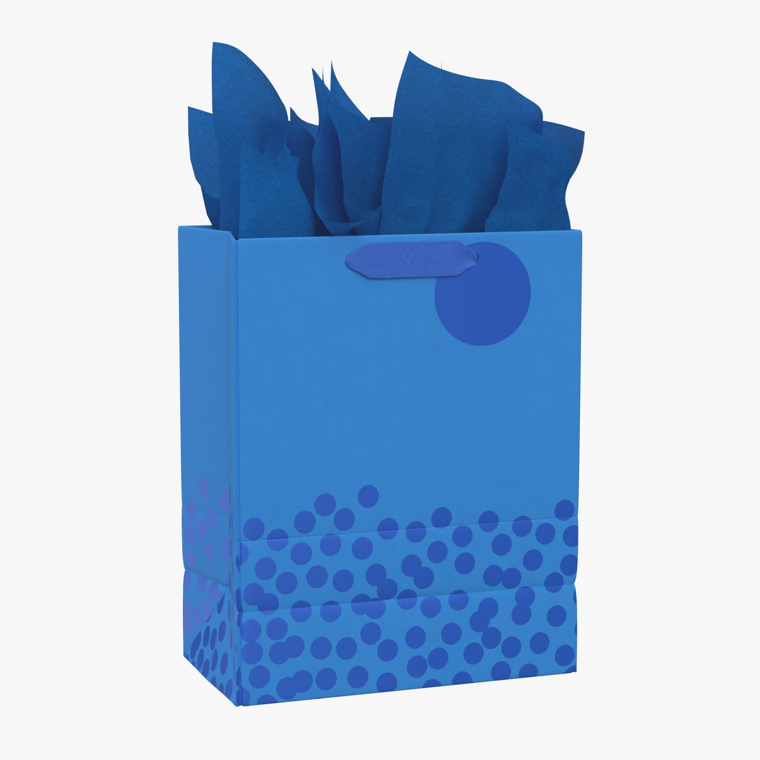 Hallmark 13 Large Gift Bag with Tissue Paper 3D Model_01