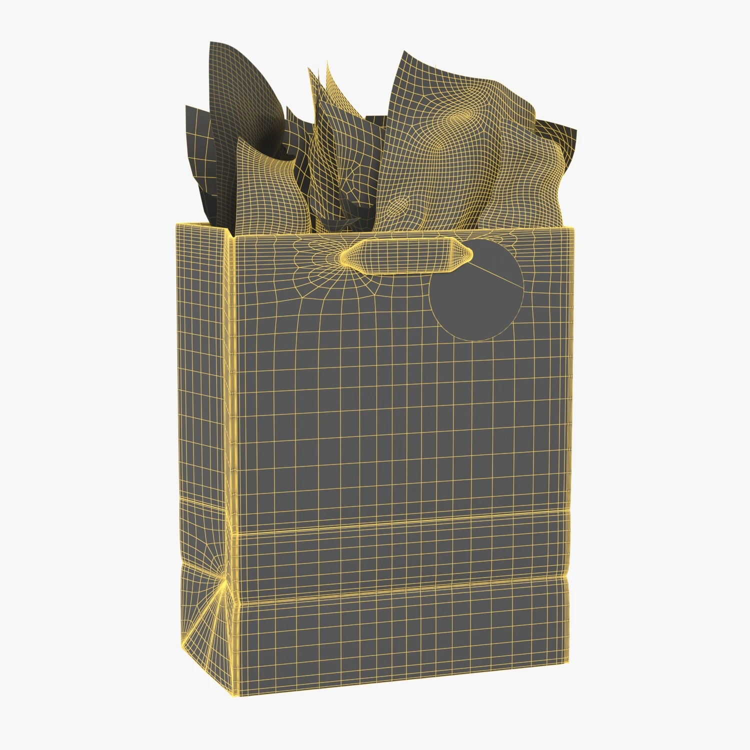 Hallmark 13 Large Gift Bag with Tissue Paper 3D Model_07