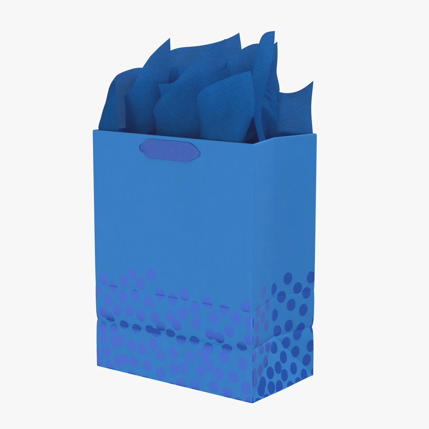 Hallmark 13 Large Gift Bag with Tissue Paper 3D Model_06