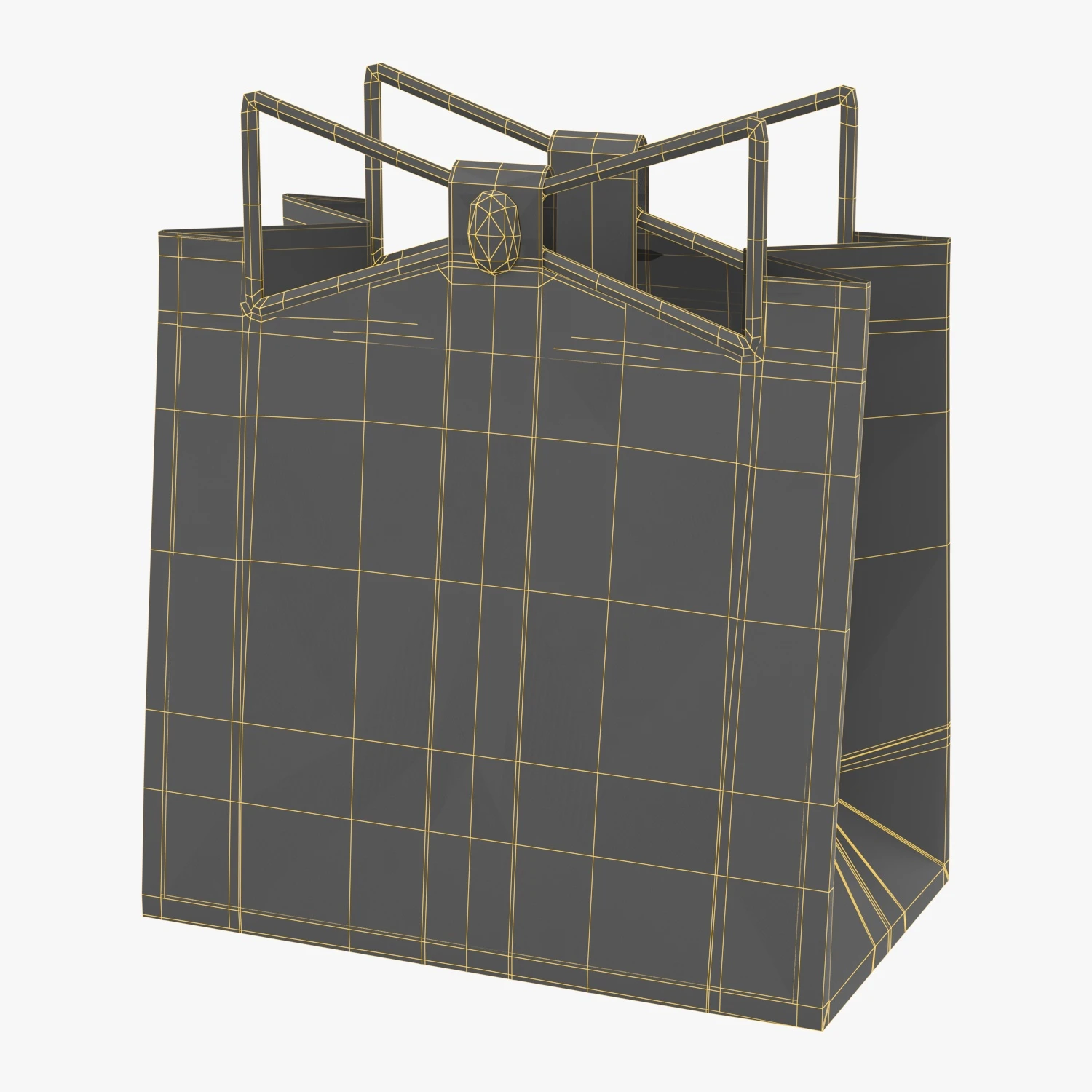 Hallmark Signature 7 Medium Gift Bag 3D Model_07