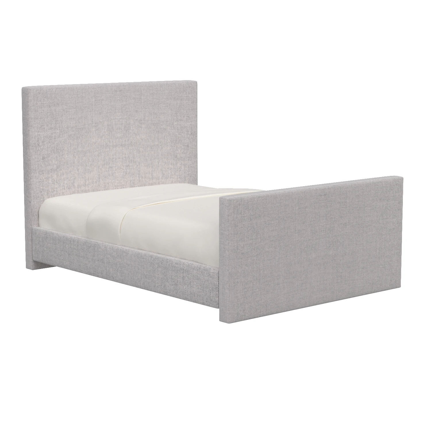 Headboards Style 319 Upholstered Bed 3D Model_01