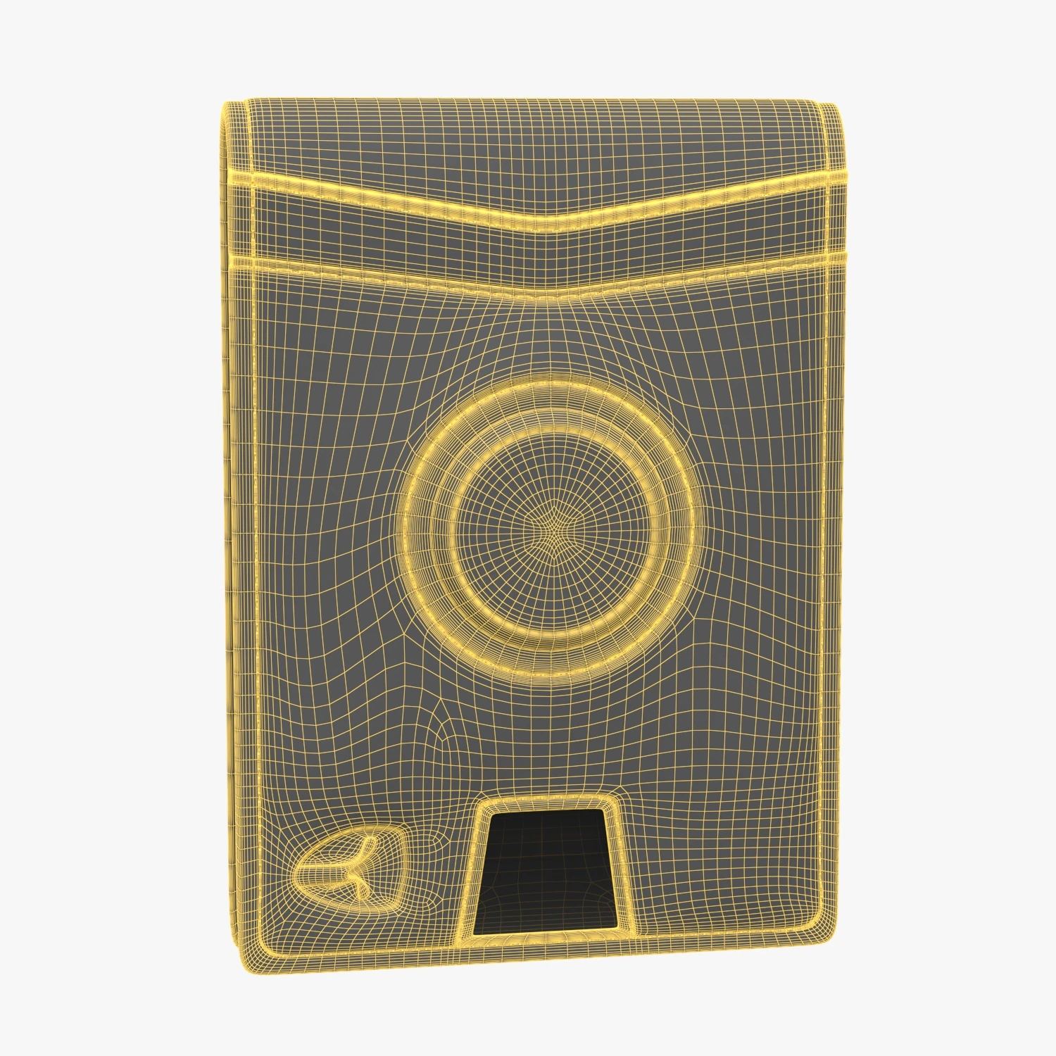 Hyde AirTag Wallet Minimalist front pocket wallet 3D Model_07