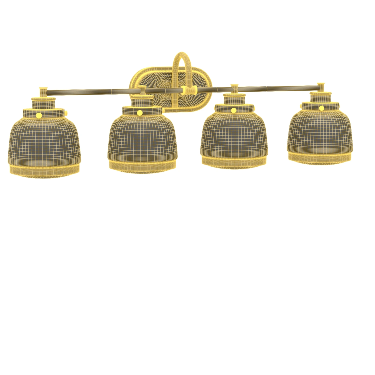 Judson Collection Four-Light Antique Bronze 3D Model_07