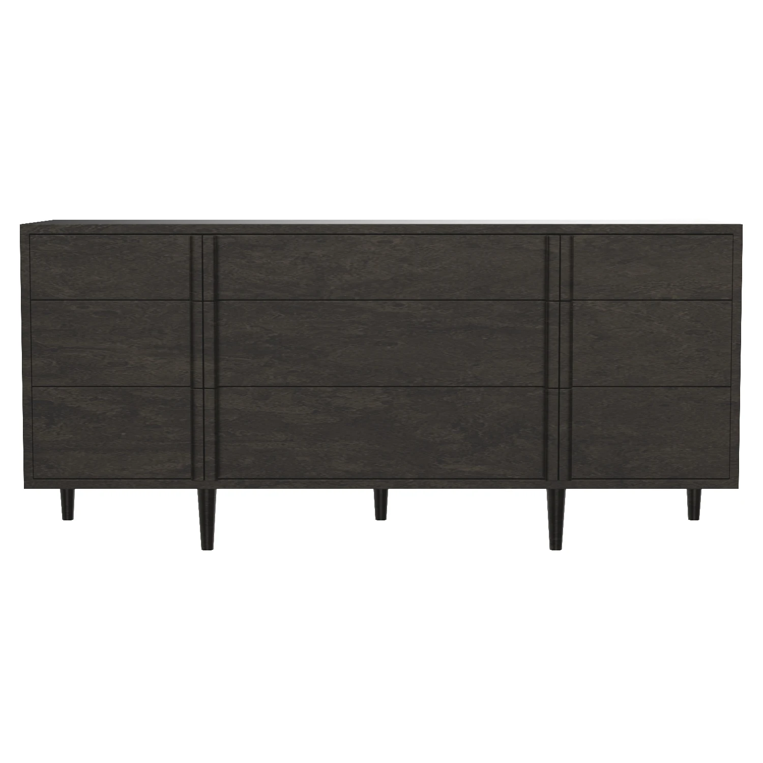 Morten 9 Drawer Dresser Pale 3D Model_01