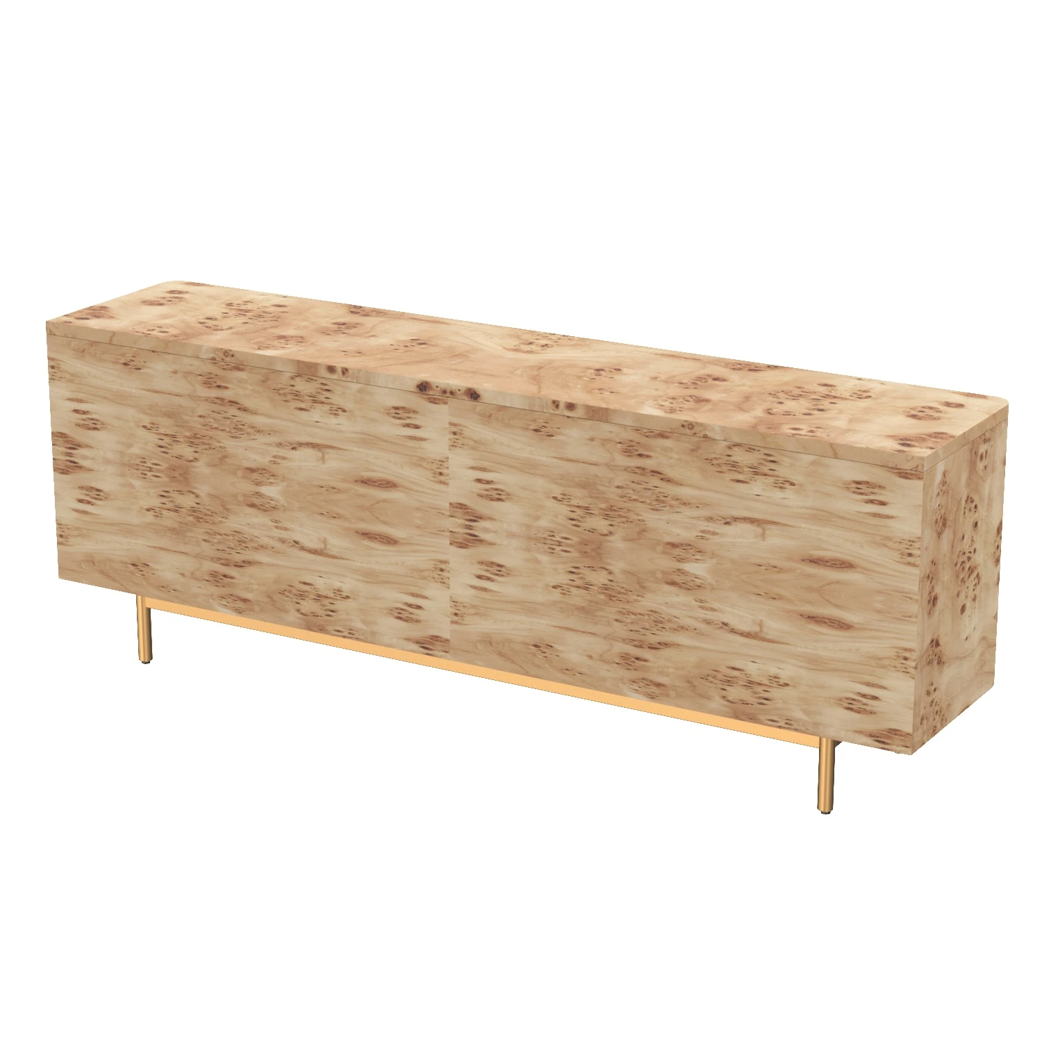 Mota Burl Wood Media Console 104103 3D Model_06