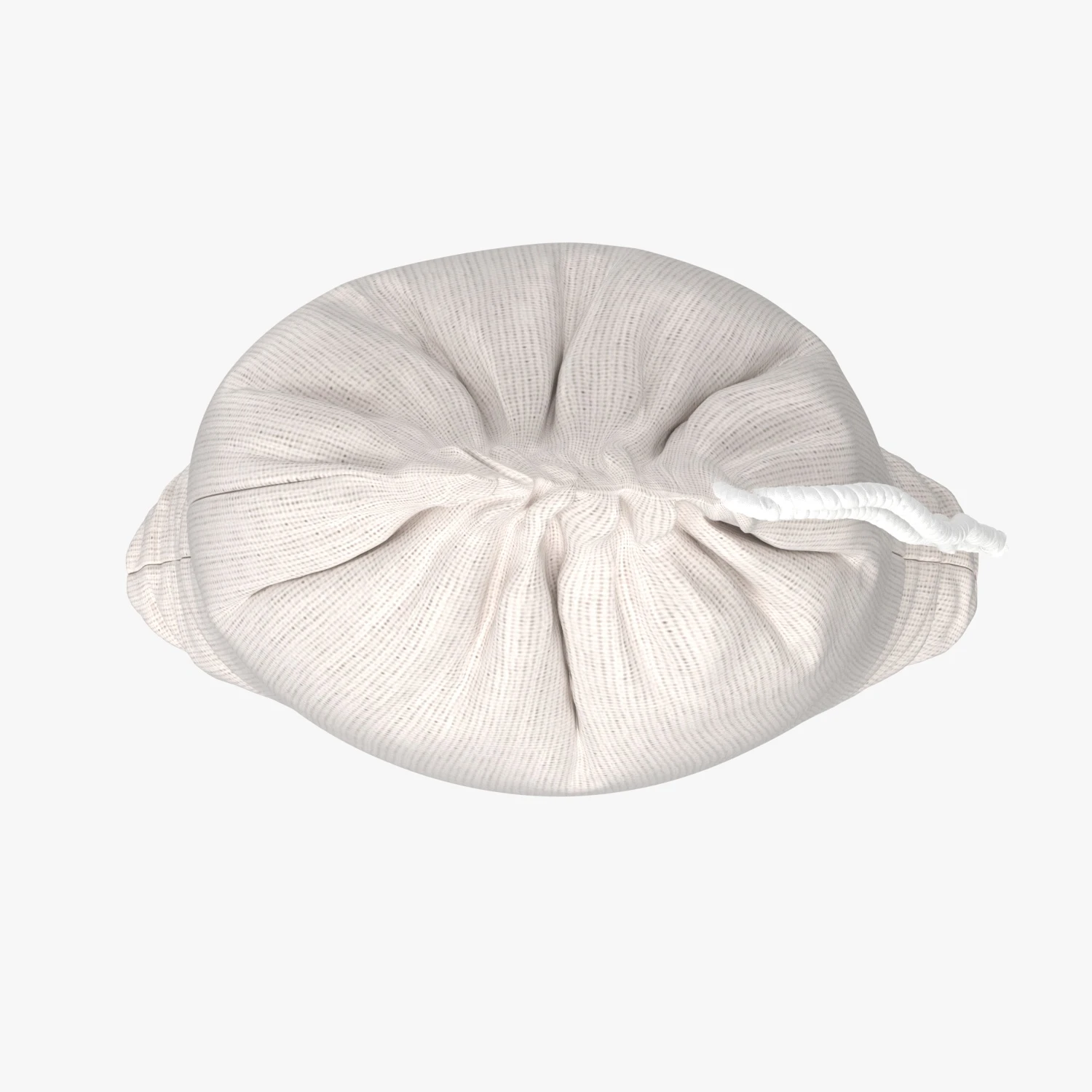 Muslin Bags Cotton Drawstring Bags Sachet Bag 3D Model_04